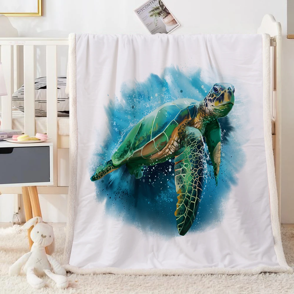 

Silstar Tex Sea Fishes Fleece Blanket 3D Full Printed Wearable Blanket Adults/kids Fleece Blanket HOME Drop Shippng