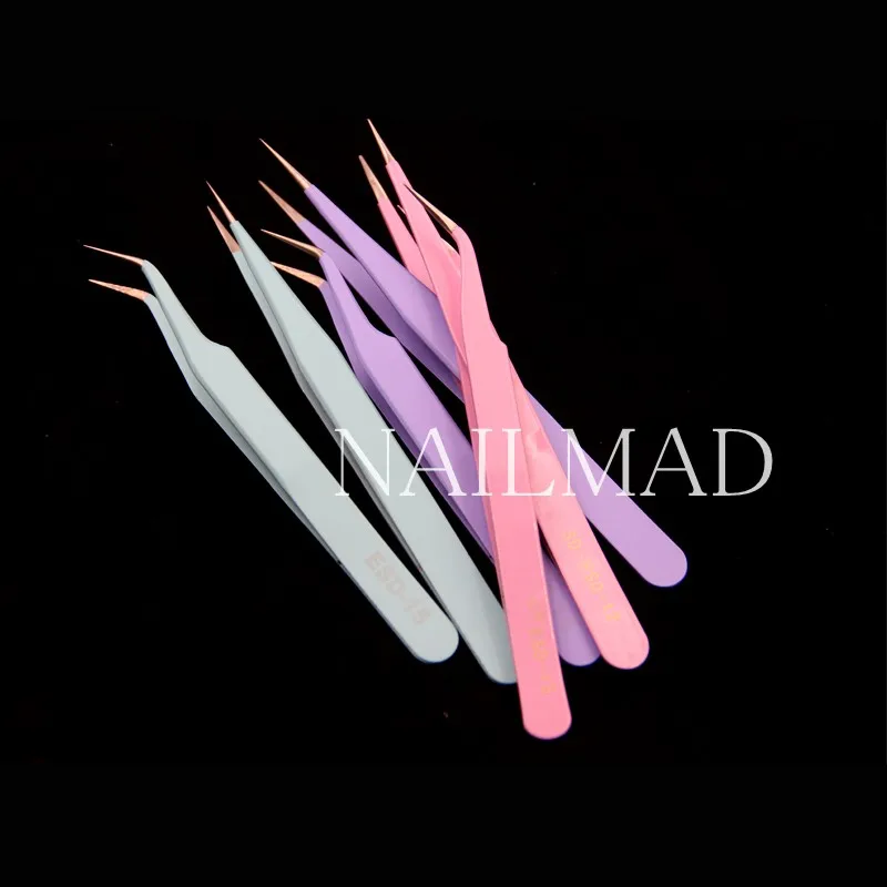 Щипцы из нержавеющей стали Nail MAD 2 для наращивания ресниц инструменты укладки |