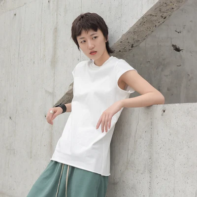 Свободная футболка с короткими рукавами Dark Ro wind | Женская одежда