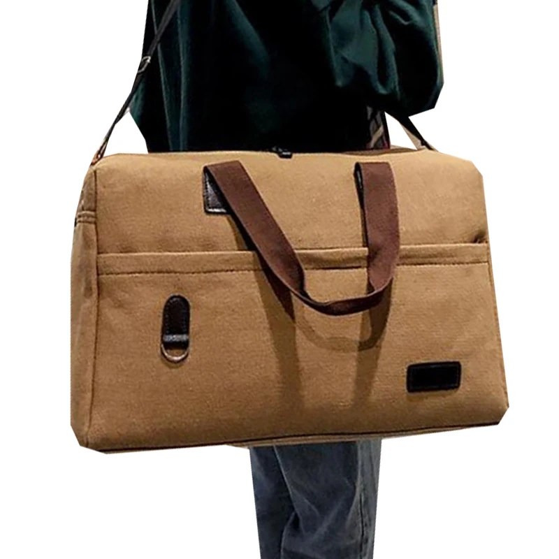 

Fashion Bolsas Canvas Weekend Bag Women Men Travel Bags Large Duffel Pouch Duffel Weekend Luggage Sports Big Bags Handbag