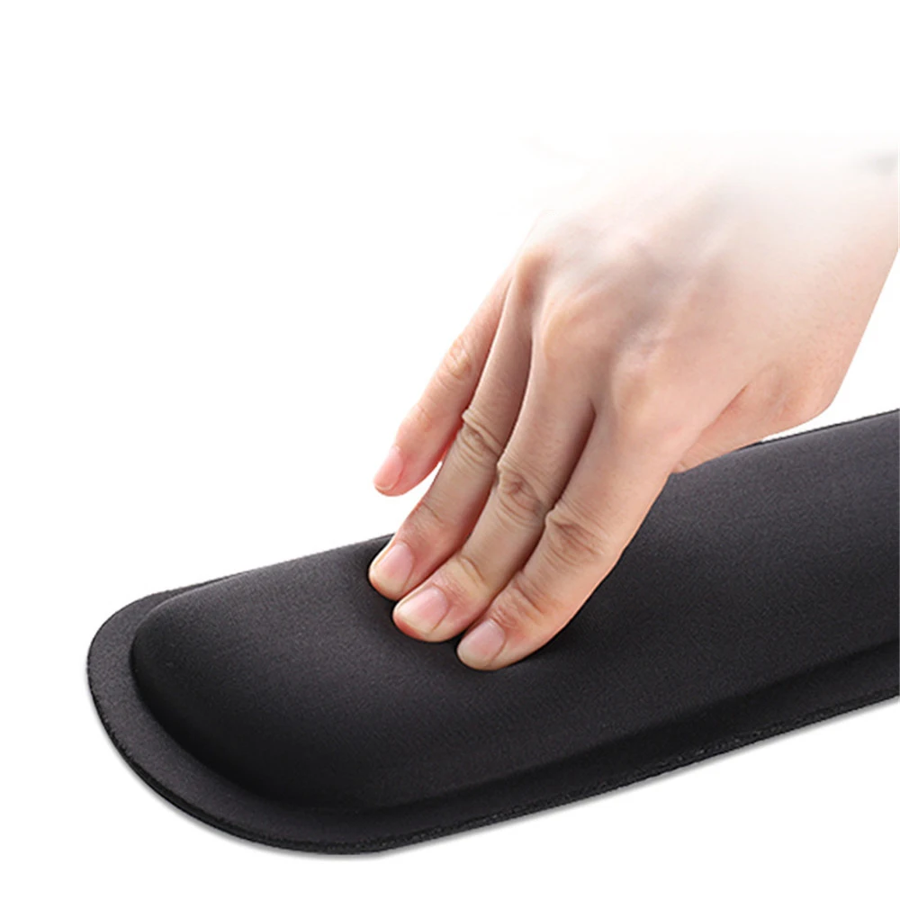 

Solid Keyboard Wrist Pads Memory Foam Wrist Protector Anti-slip Pad School Office Supplies Desktop Accessories Desk Set