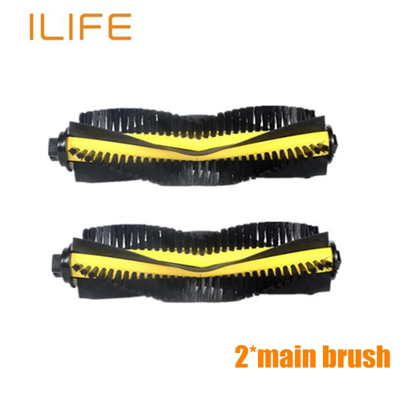 2p Chuwi ilife v7 v7s v7spro V7s plus Запчасти для роботизированного пылесоса комплект основная щетка+ боковая щетка+ фильтр от пыли hepa+ аксессуары для швабры - Цвет: 2p