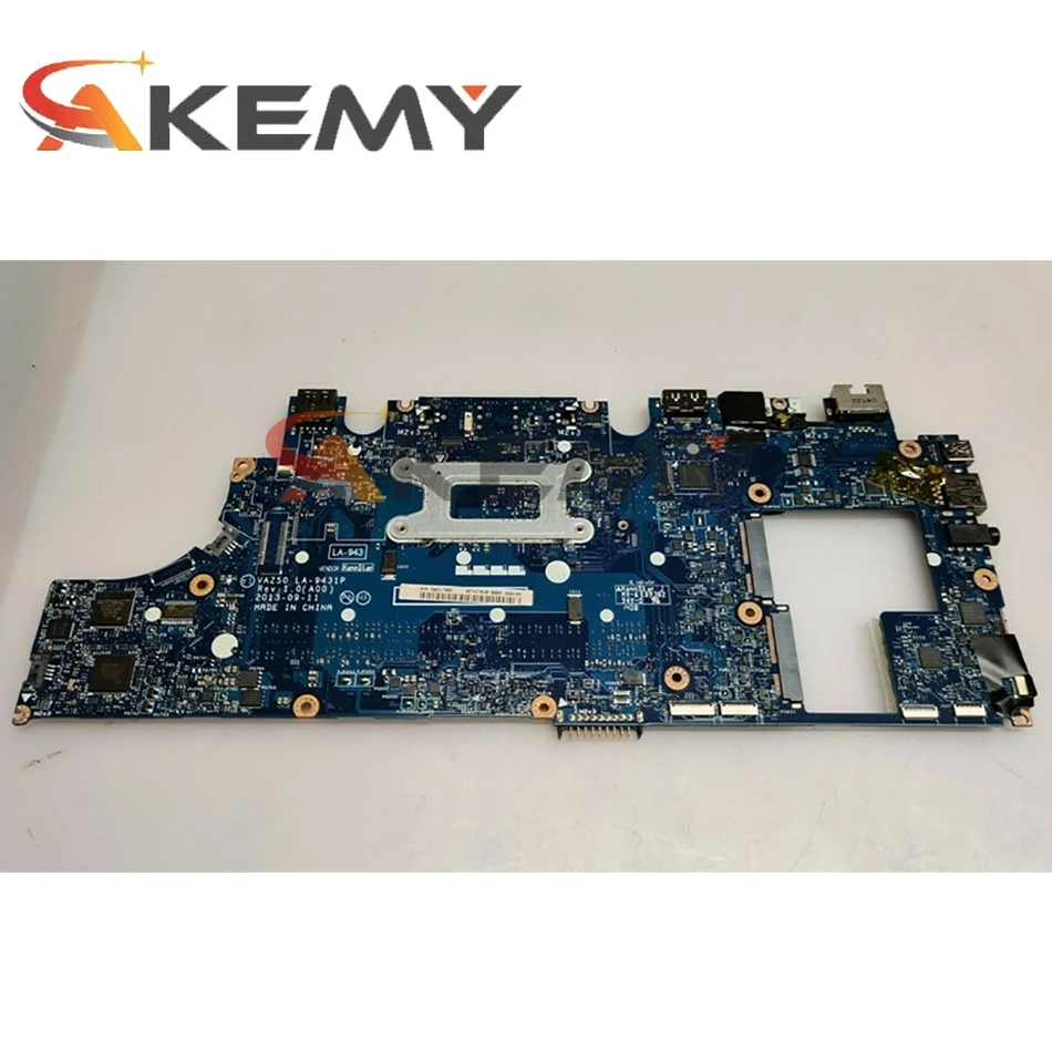 Оригинальная материнская плата для ноутбука DELL Latitude E7240 Core I5-4300U CN-0K3P5K 0K3P5K VAZ50 LA-9431P