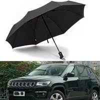 umbrella for jeep car logo cherokee compass patriot renegade emblem bumbershoot status special sun rain paragua auto accessories