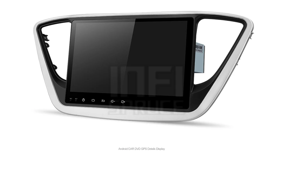 32G PX30 infispruce автомобильный DVD gps для hyundai Verna Solaris " Android 9,0 автомобильный ПК головное устройство 1024*600 Автомобильная Радио Навигация