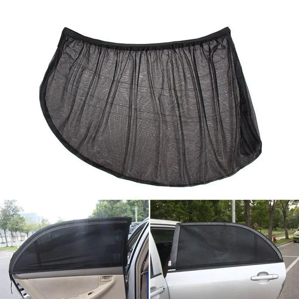 

2Pcs Car Rear Side Window Sun Visor Shade Cover Shield Sunshade UV Protector
