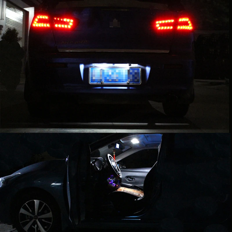 10 шт. W5W T10 168 194 Светодиодная лампа для освещения салона автомобиля купольная mazda cx