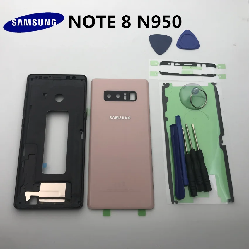 NOTE8 оригинальные новые запасные части для samsung Galaxy note 8 N950 N950F корпус набор автомобильный чехол Аксессуары+ Инструменты
