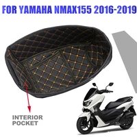 nmax155 rear trunk cargo liner protector motorcycle seat bucket pad storage box mat for yamaha n max max155 nmax 155 2016 2019