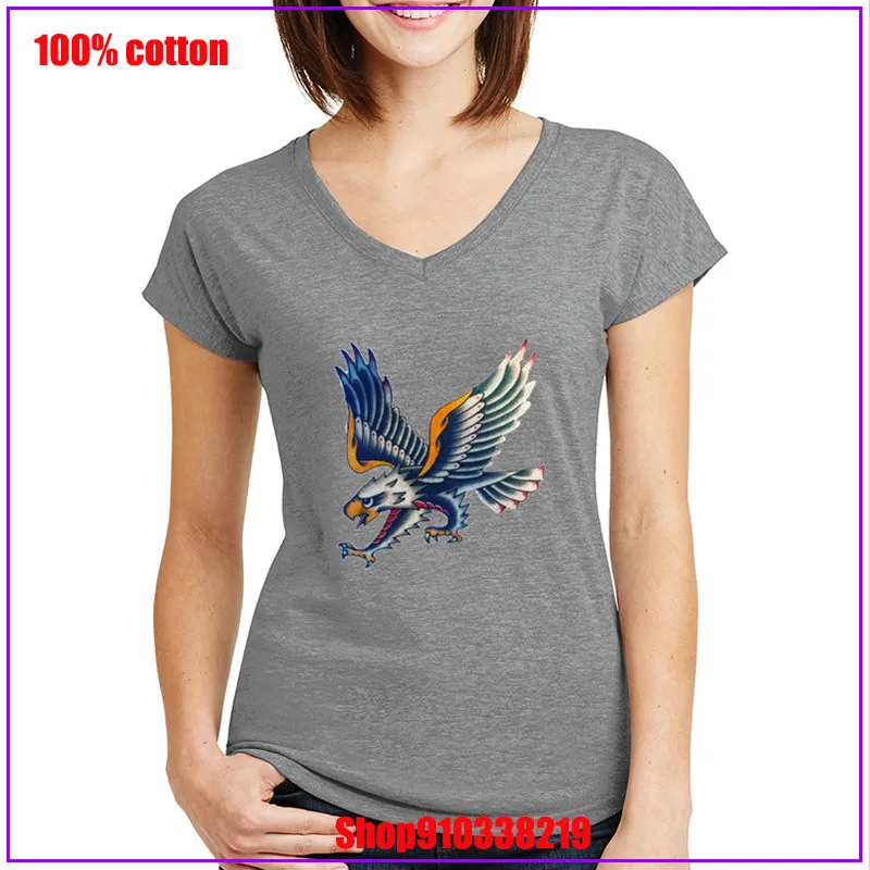 Художественная футболка с животным 3D абстрактным дизайном футболки орлом для