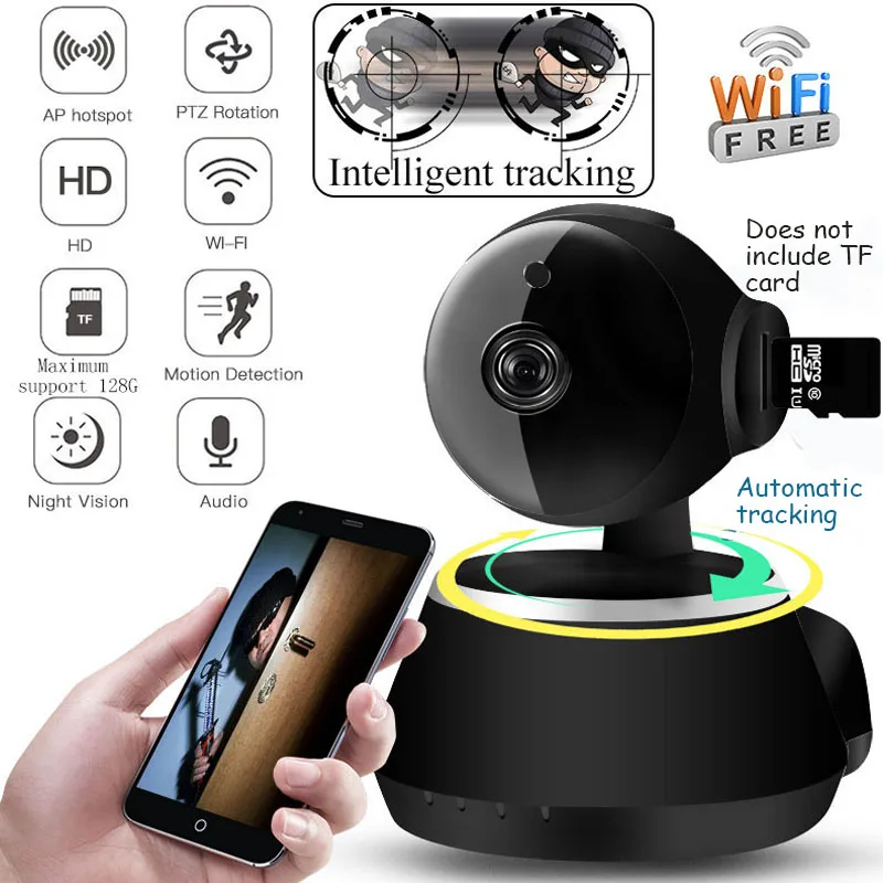 1080P Wi Fi IP Камера безопасности 720P Мини камеры для домашнего видеонаблюдения P2P