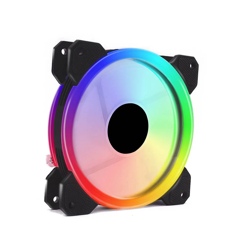 Новый Популярный вентилятор для ПК RGB 12 в 6 Pin см охлаждающий с контроллером