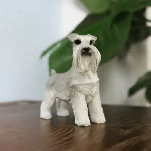 Миниатюрная фигурка шнауцера JJM коллекционная игрушка для домашних животных
