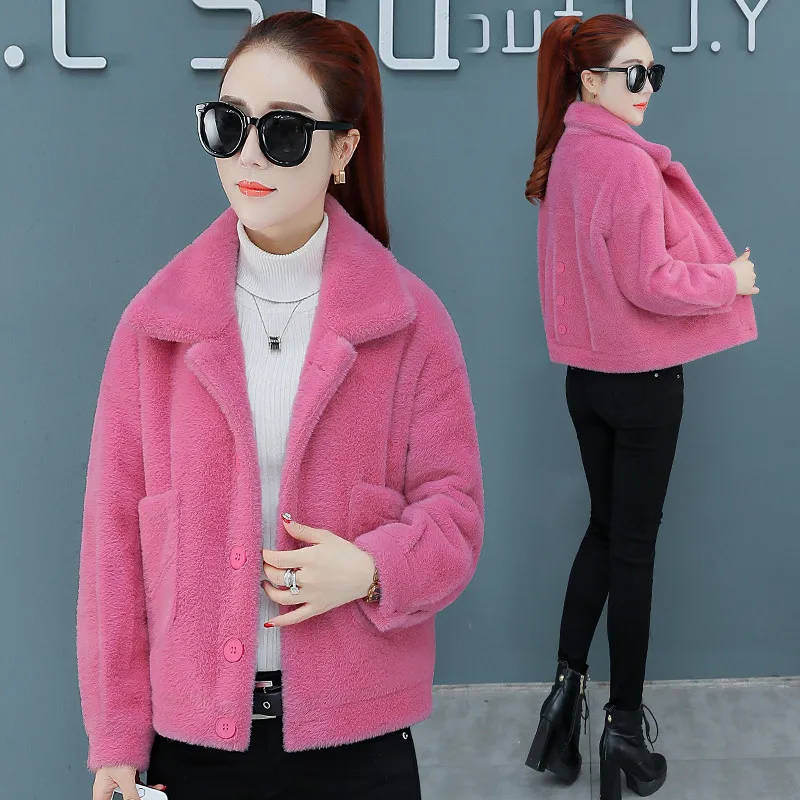 Женская верхняя одежда осень зима 2019 новые шорты однобортное женское шерстяные