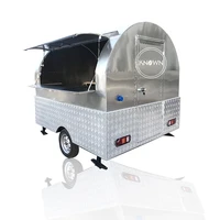 fully stainless steel food trailer with diamond decoration food trucktrucksfood trailers