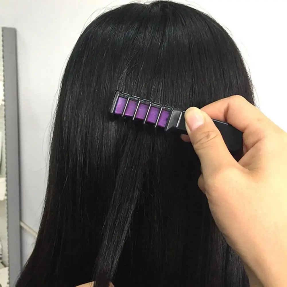 10 шт. одноразовые мелки для окрашивания волос|Цветные кольца| |