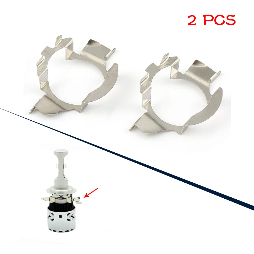 

2Pcs/Lot H7 LED Car Headlight Bulb Base Holder Adapter Socket For Mercedes-Benz BMW Audi Auto Headlamp Mount Stand For Nissan VW