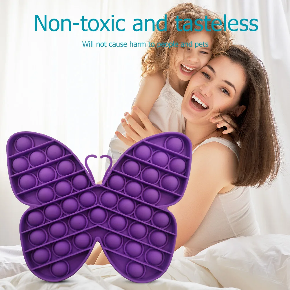 

Animal Push Bubble Fidget Toy Autism Special Needs Fidget Anxiety Stress Reliever Squeeze Gift Kid Adults Xmax Gifts