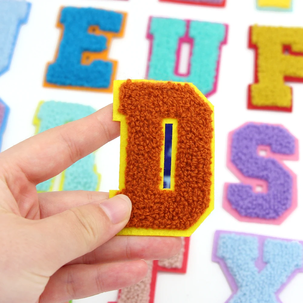 1 шт. A Z полотенце с английскими буквами патч Вышивка Патчи для одежды сделай сам