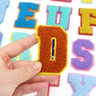 Нашивка на одежду с вышивкой на английском языке, 1 шт., A-Z, наклейка на одежду