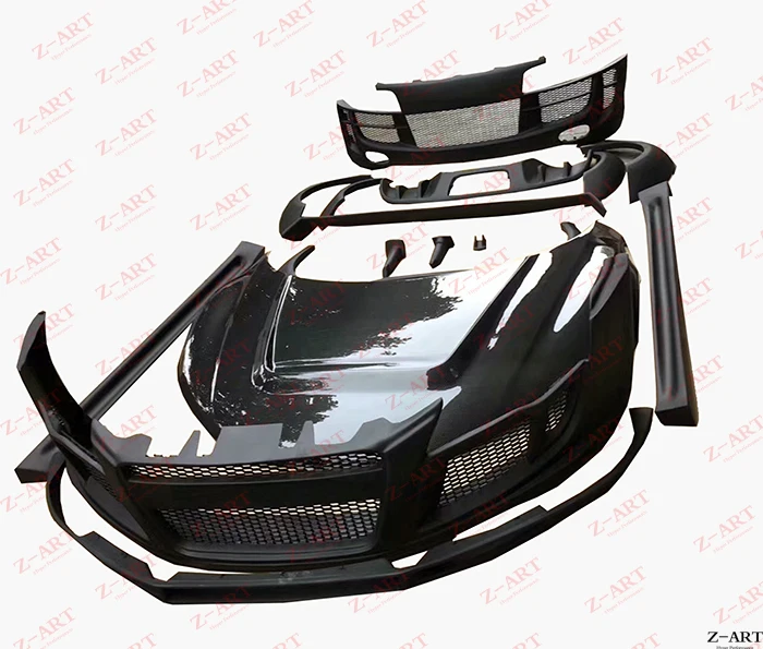 Z-ART тюнинг кузова Комплект для Audi R8 2008- Модифицированный Корпус Комплект для Audi R8 комплект расширителей колесных арок