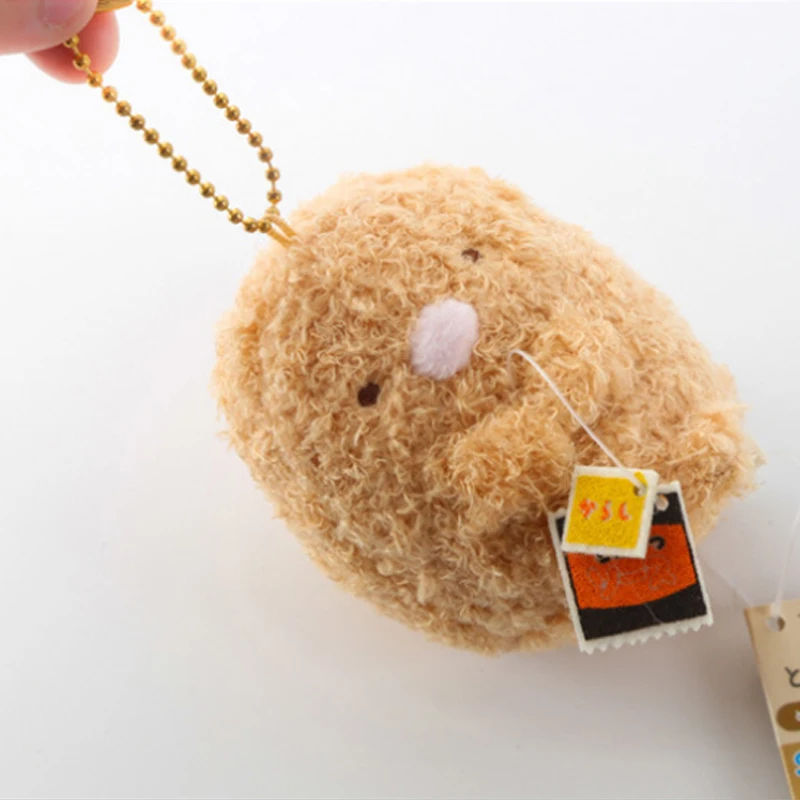 7 см Sumikko Gurashi Мягкая Подвеска для ключей плюшевые игрушки для детей детские мягкие куклы игрушки для девочек подарок на день рождения сумка Подвеска