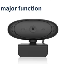 ANPWOO USB Online Class Live Computer Camera with Microphone 1080P Full HD Autofocus PC Computer Camera