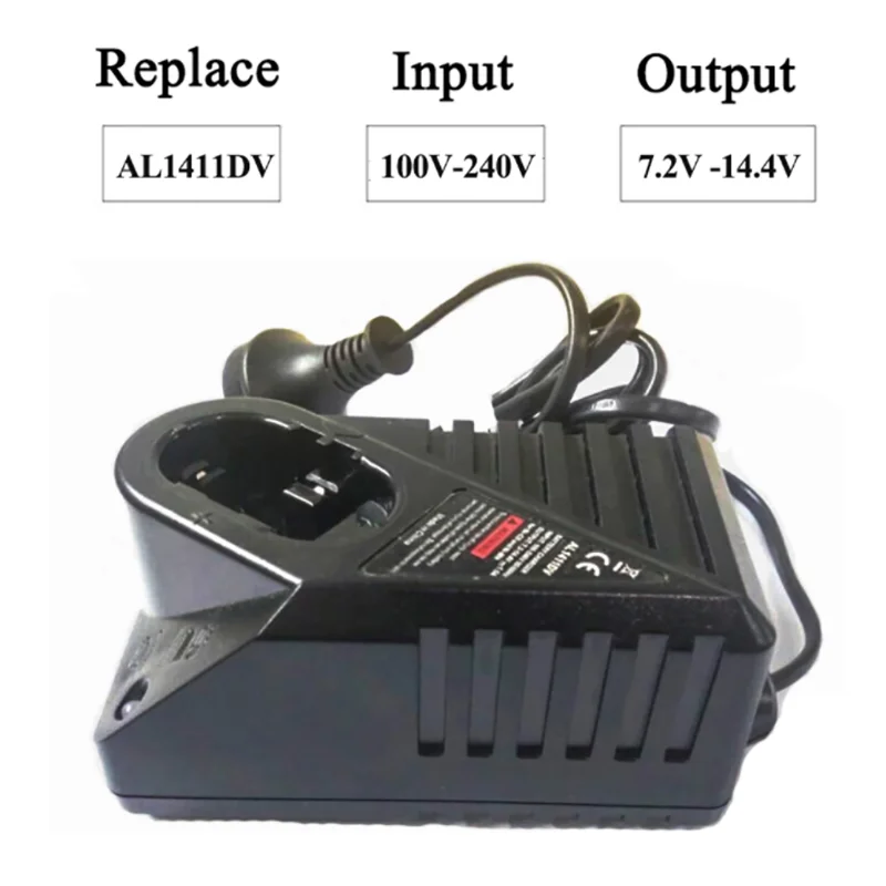 Для зарядного устройства BOSCH NI-HM Ni-Cd Зарядное устройство AL1411DV1 GDR12V GSB12V GSB14.4V GSR 7,2 V GSR9.6V GSR12V GSR14.4V