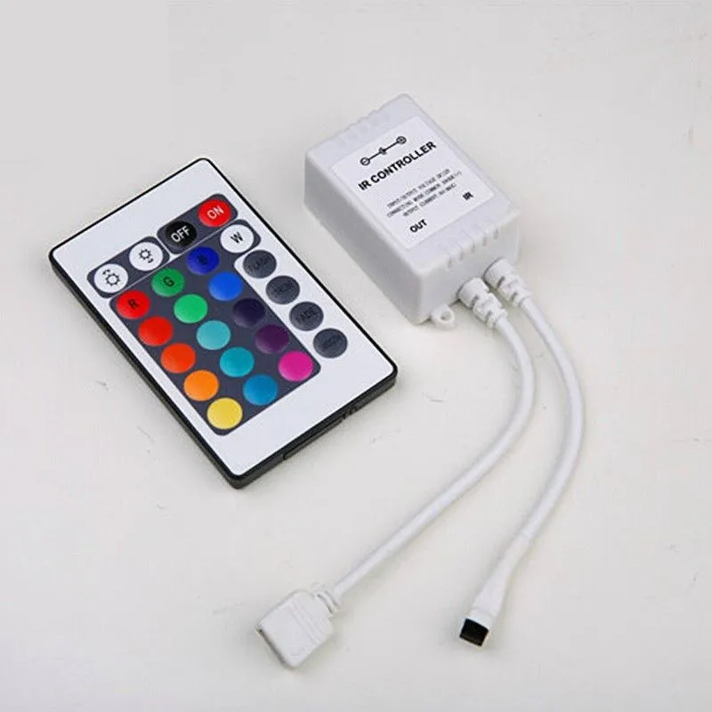 24 клавиши 44 светодиодный диммер IR RGB пульт дистанционного управления для 5050 3528