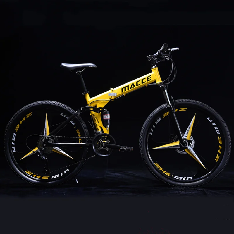 Горный велосипед с рамой из углеродистой стали колесо 24/26 дюйма Скорость 21/24/27 для