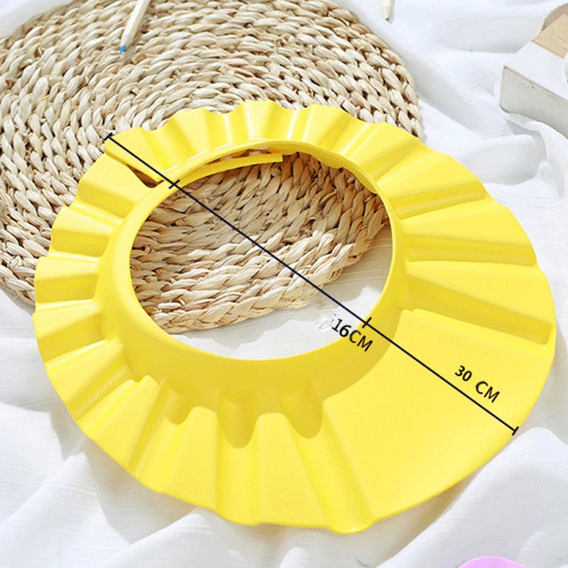 Шапочка для шампуня ванны протектор ушей шапочка душа детей утолщенная Защитная