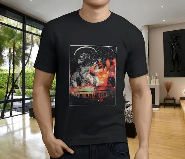 

New Popular D Angelo Rap Hip Hop Rampb Men'S Black T-Shirt Size S-3xl