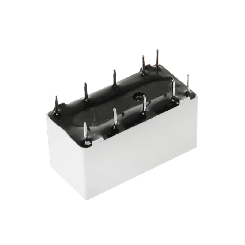 5 в катушечное реле фиксации DPDT 2A 30VDC 1A 125VAC HFD2/005 S L2 D Realy|Автоматические
