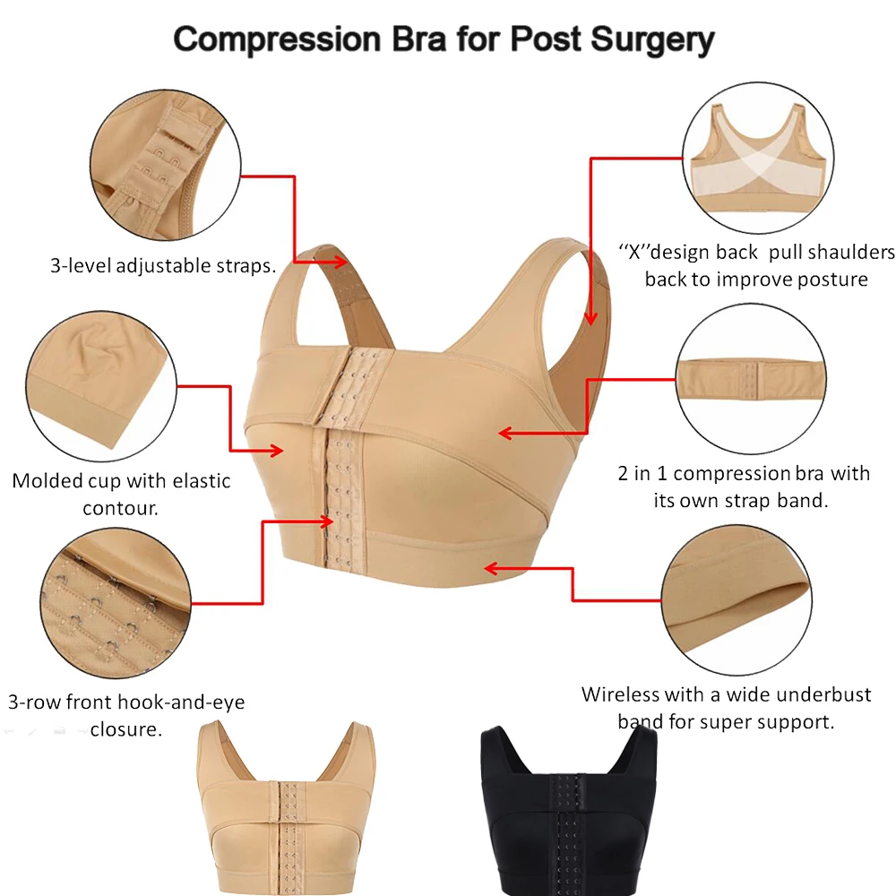 HEXIN женский Корректор осанки для груди моделирующий корсет тела плеч