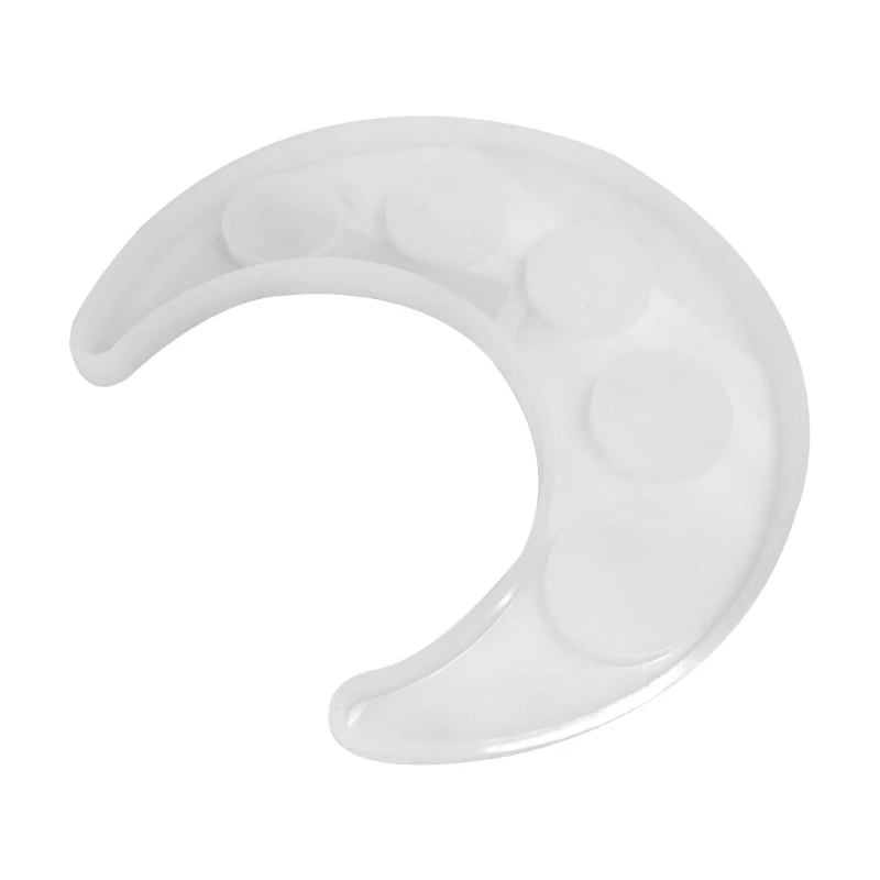 

Y1UE Crystal Epoxy Resin Mold Wine Rack Bracket Cup Holder Moon Tray Silicone Mould DIY Crafts Casting Tool