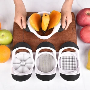 stainless steel fruit cutter apple knife slicer cutting corer cooking vegetable tools chopper kitchen gadgets and accessories free global shipping