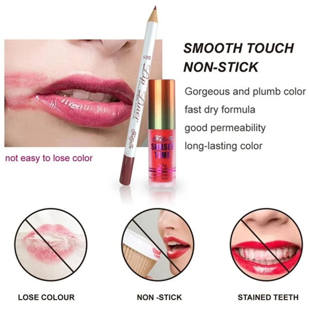 NAGETA Makeup Matte Liquid Lipstick Nude Chocolate Color Long Lasting Red Velvet Lip Gloss Korean Tint |