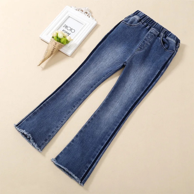 Boys Jeans Winter Pants For Boy Embroidery Warm Thermal Cotton-padded Trousers Kids Thicken Plus Velvet Denim Boys Pants - Цвет: as picture2