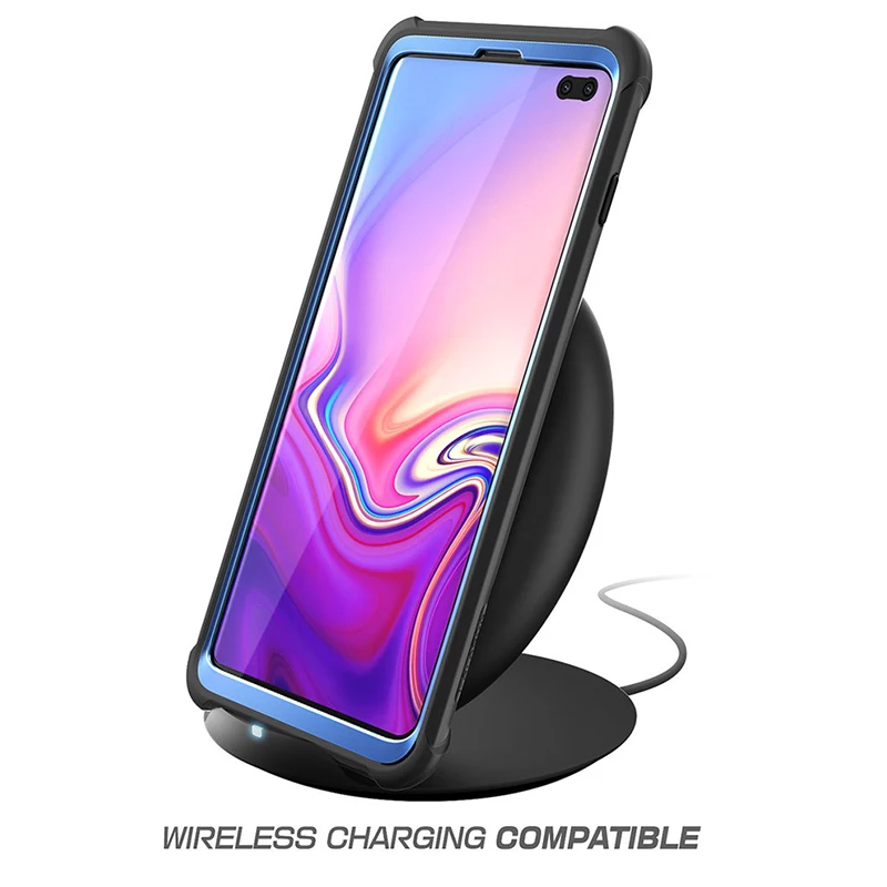 i blason for samsung s10 plus case 6 4 ares rugged case with built in screen protector not compatible with fingerprint sensor free global shipping