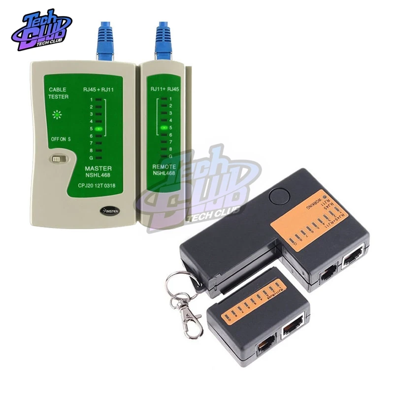 Кабельный тестер RJ45 RJ11 RJ12 CAT5 UTP LAN профессиональный детектор сетевых