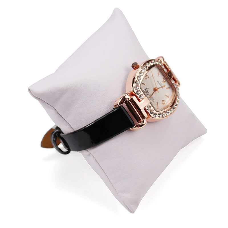 Подставка для браслета часов с подставкой белая искусственная кожа | Украшения и