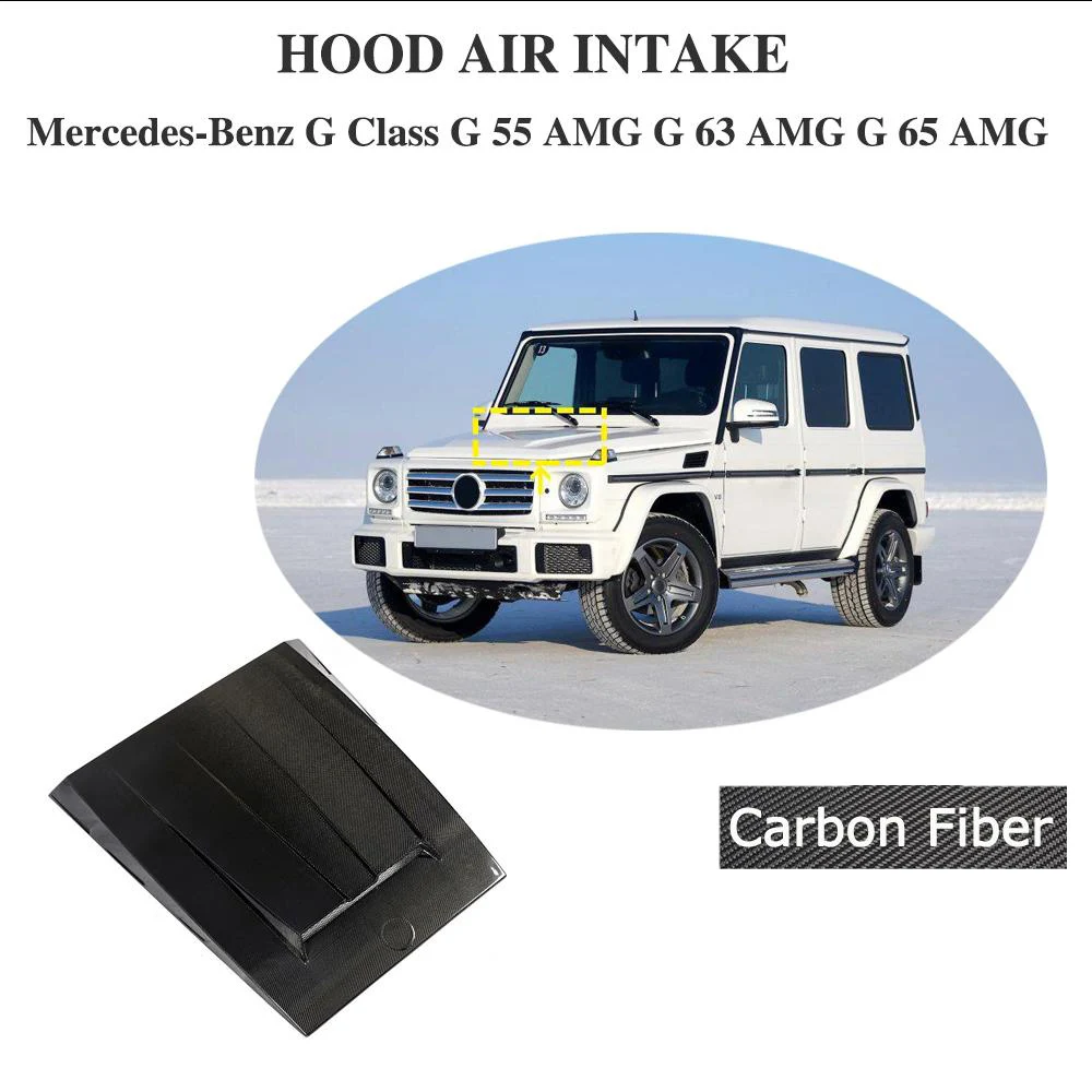 

Carbon Fiber Hood Air Intake for Mercedes-Benz G CLASS G55 G63 G65 AMG 2014 2015 2016 2017 2018