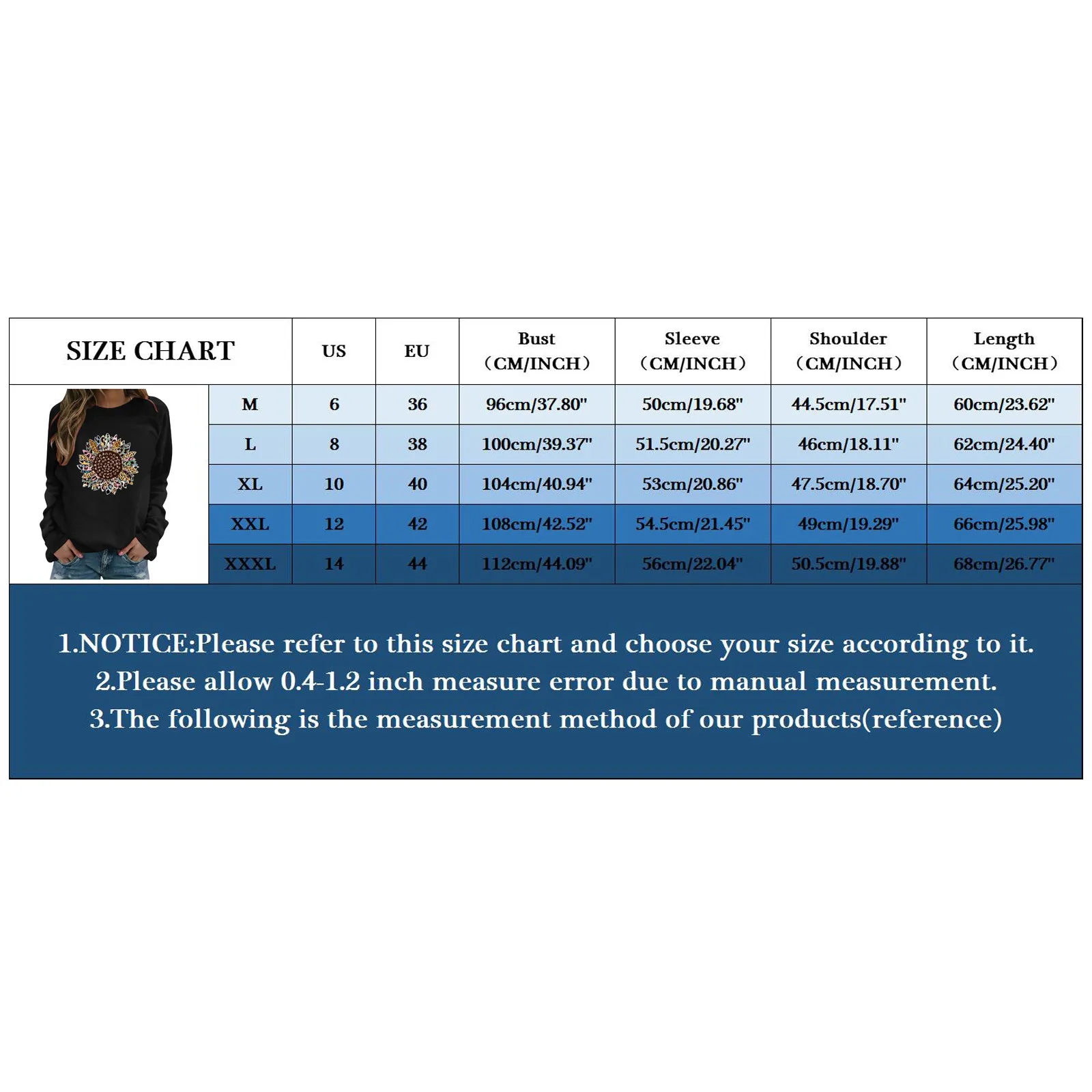 

2021 Vintage Women's Sunflower Pattern Printing Pullover Long-sleeved Sweatshirt Casual Pullovers Outerwear Moletom Feminino