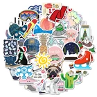 103050 шт. Мультяшные зимние лыжные наклейки граффити для ноутбука багажа скейтборда гитары мотоцикла Рождественский подарок наклейки игрушки