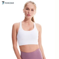 tehezad 2021 womens sport bra girls plus size underwear girls seamless tube top female fitness clothing gym push up yoga tops