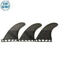 single tabs fins black honeycomb fiberglass material surf smluk2 1 size fins good quality tri set fins free shipping