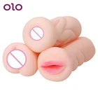 Искусственная вагина OLO, рот, анальная искусственная вагина, силиконовый 4D реалистичный оральный секс для мужской мастурбации, эротические игрушки для мужчин