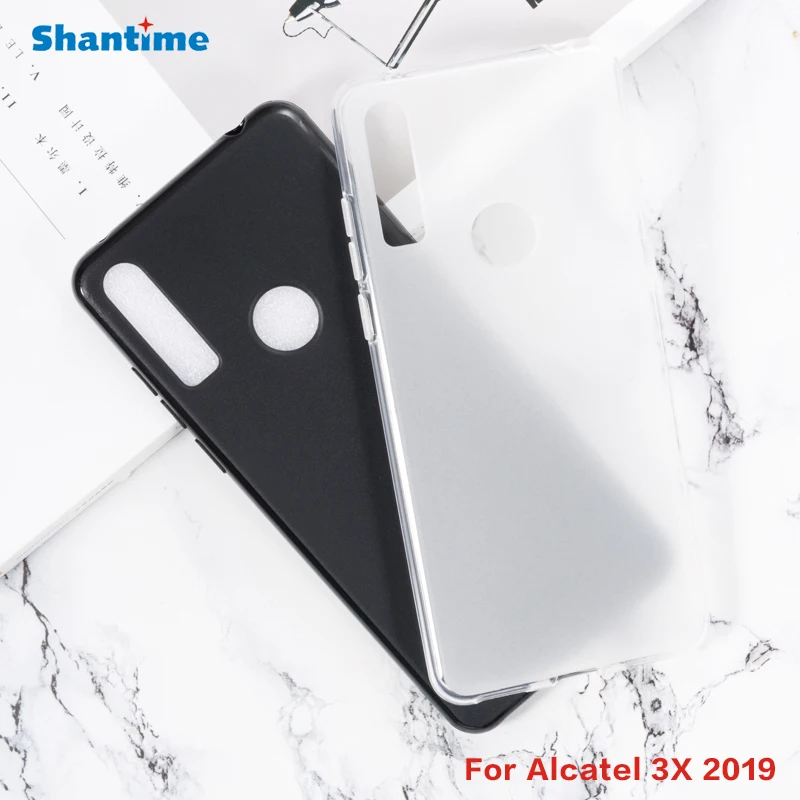 Для Alcatel 3X 2019 гелевый силиконовый защитный чехол для телефона мягкий из ТПУ |