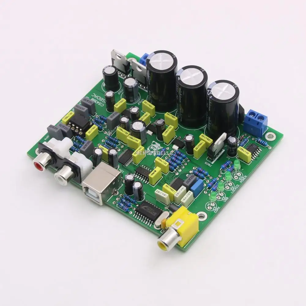 Плата DAC/kit DIY CS8416 + CS4398 плата Hi Fi аудио декодера с поддержкой USB коаксиального