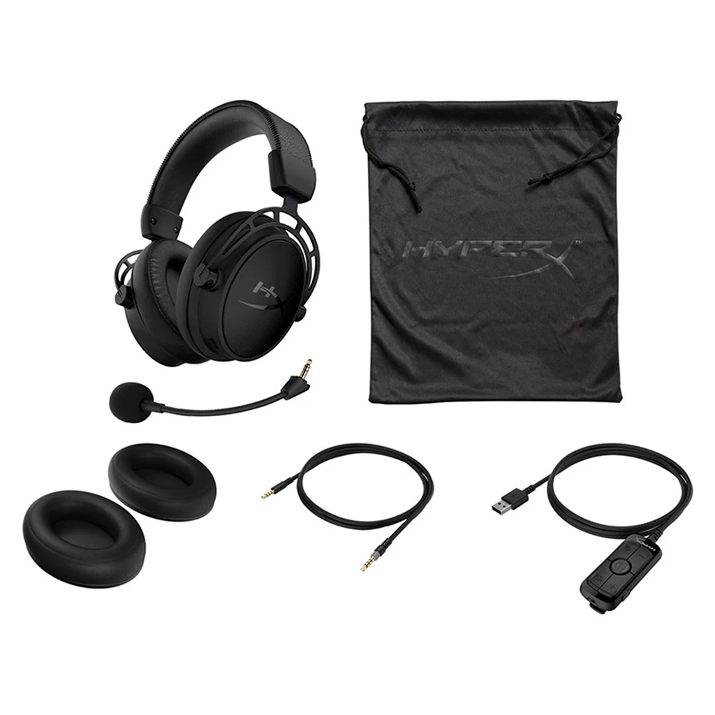 Игровые наушники HyperX Cloud Alpha S гарнитура для киберспорта с шумоподавлением
